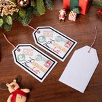 Personalisierte Nordpol Lieferung Tag mit gestickten Namen Weihnachtsgeschenk für Familie Freund