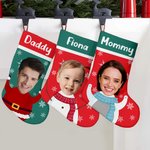 Personalizado lindo copo de nieve muñeco de nieve media de Navidad con Foto Nombre Árbol de Navidad Decoración Regalo para Amigos de la Familia