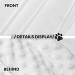 Personalised Cute Paw Print Soft Throw Blanket with Name Birthday Christmas Gift for  Cat Dog Pet Lover