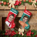 Personalizado lindo copo de nieve muñeco de nieve media de Navidad con Foto Nombre Árbol de Navidad Decoración Regalo para Amigos de la Familia