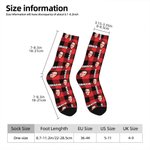 Personalisierte Multicolor Plaid Hund Katze Haustier Menschen Gesicht Foto Design Tube Socken mit Namen Geburtstag Weihnachten Geschenk für Familie
