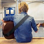 Tracolla per chitarra in Oxford regolabile e 12 plettri con nome ricamato Accessori musicali Regalo di compleanno per chitarrista musicista