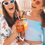 Personalized Face Photo Big Head Cutout Colorful Stripe Paper Straws Fun Birthday Bachelorette Graduation Party Decoration Gift for Woman Man