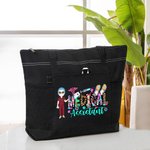 Personalized Cartoon Character Medical Assistant Large Mesh Tote Bag Birthday Travel Accessories Gift for Nurse Doctor Medical Staff