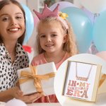 Personalized In My Era Groovy Bubble Font Double Name Necklace with Heart Birthday Anniversary Gift for Couple Besties