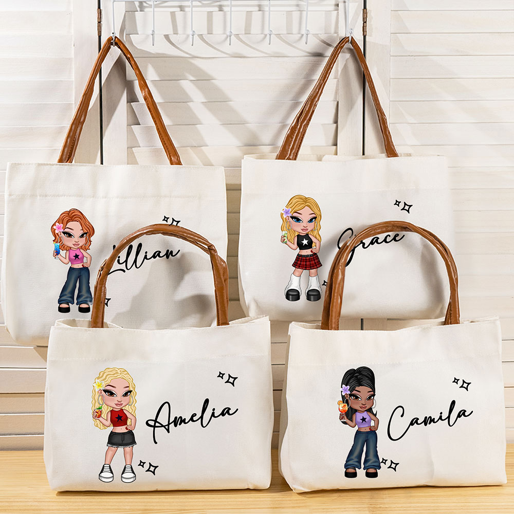 Sac à main réutilisable avec poignée en cuir Cadeau d'anniversaire pour elle