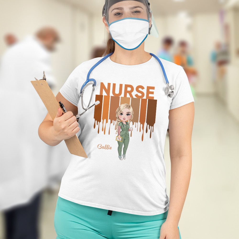 T-shirt Sweatshirt à capuche personnalisé avec nom Cadeau d'anniversaire pour infirmière Médecin Personnel médical