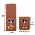 Clip segnalibro in pelle magnetica personalizzata con nome inciso Regalo di compleanno per gli amanti dei libri