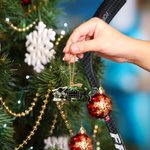 Personalised Flat Hockey Skates Helmet Stick Ornament with Name Tree Decor Christmas Gift For Hockey Lover