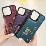 Etui de téléphone à rabat pour iPhone avec porte-carte RFID Blocking Cadeau d'anniversaire pour fille