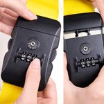 Personalised Adjustable Embroidery Name Luggage Strap for 20in - 28in Suitcase Travel Essential Birthday Gift for Travel Lover