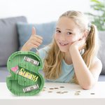 Hucha personalizada de madera con ventana transparente Hucha con iniciales de simpáticos animales con nombre Regalo de cumpleaños para niños Niñas