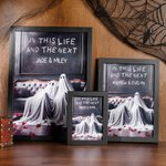Personalised In This Life And The Next Ghost Art Print with Names Alternative Gothic Wall Decor Romantic Wedding Anniversary Gift for Couple