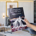 Personalised In This Life And The Next Ghost Art Print with Names Alternative Gothic Wall Decor Romantic Wedding Anniversary Gift for Couple