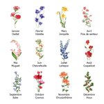 Boîte à Bijoux de Voyage en Cuir Personnalisée avec Nom et Fleur de Naissance Cadeau d'Anniversaire de Mariage pour Femme