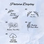 Boîte à photos en bois personnalisée avec texte floral et 2-14 photos en accordéon Cadeau d'anniversaire pour la famille et les amis