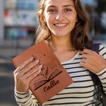 Henkilökohtainen Avoin kirja Syntymä Flower A5 PU Nahka Notebook varastointi kansi nimi syntymäpäivä lahja taiteilijoille Taiteilijat Taidemaalarit Toimistotyöntekijät