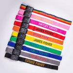 Personalised Adjustable Embroidery Name Luggage Strap for 20in - 28in Suitcase Travel Essential Birthday Gift for Travel Lover