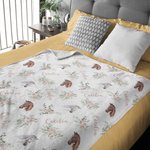 Gepersonaliseerde Bloemen Paard Zachte Deken met Naam Home Decor Verjaardag Baby Shower Gift voor Baby's