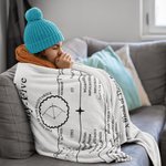 Personalisierte Sternzeichen Geburtsdatum Decke mit Namen Glückszahl und Persönlichkeitsbeschreibung Geburtstagsgeschenk für Horoskop Tarot Liebhaber