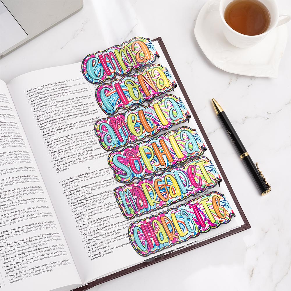 Gepersonaliseerde Paisley-stijl met Heldere Letters Magnetische ...