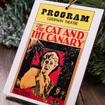 Personalised Musical Theater-Themed Poster Wood Ornament Double-sided Printing Christmas Tree Decor Christmas Gift for Movie Lover