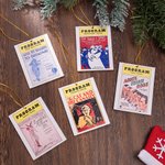 Personalised Musical Theater-Themed Poster Wood Ornament Double-sided Printing Christmas Tree Decor Christmas Gift for Movie Lover