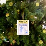 Personalised Musical Theater-Themed Poster Wood Ornament Double-sided Printing Christmas Tree Decor Christmas Gift for Movie Lover