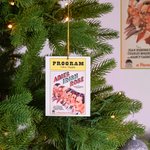 Personalised Musical Theater-Themed Poster Wood Ornament Double-sided Printing Christmas Tree Decor Christmas Gift for Movie Lover