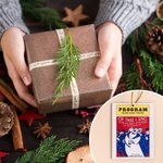 Personalised Musical Theater-Themed Poster Wood Ornament Double-sided Printing Christmas Tree Decor Christmas Gift for Movie Lover