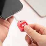 Gepersonaliseerde 3D lichtgevende leuke Monster magnetische kabel beschermer naam label met 1,5 m oplaadkabel voor iPhone USB Type C verjaardagscadeau