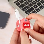 Gepersonaliseerde 3D lichtgevende leuke Monster magnetische kabel beschermer naam label met 1,5 m oplaadkabel voor iPhone USB Type C verjaardagscadeau