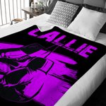 Personalized Multicolor Boxing Gloves Soft Throw Blanket with Name Home Decor Birthday Gift for Boxing Enthusiast