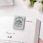 Personalized Fantasy Book Dragon Velaris Sword Design Magnetic Bookmark Clip with Name Birthday Gift for Book Lover Bookworm