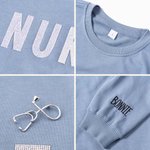 Personalised Glitter Nurse Pattern Sweatshirt with Embroidered Name and Stethoscope Brooch Nurse Graduation Birthday Gift for Nurse