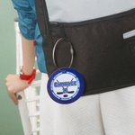 Etiqueta personalizada de aluminio para bolsa con monograma, nombre y número, con diseño de pelota de béisbol, para los amantes del deporte.