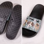 Pantofole personalizzate con foto di cani e gatti con icona e nome per chi ama gli animali.