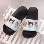 Pantofole personalizzate con foto di cani e gatti con icona e nome per chi ama gli animali.