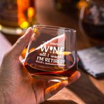 Verre à Whisky Personnalisé avec Nom 3 Styles à Choix Thème 