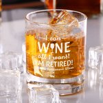 Verre à Whisky Personnalisé avec Nom 3 Styles à Choix Thème 