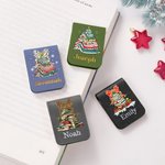 Marque-page magnétique en cuir personnalisé avec nom gravé Fournitures scolaires Cadeau de Noël pour les rats de bibliothèque Amoureux des livres