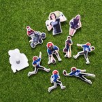 Personalized Acrylic Photo Bag Button Charms Accessory for Bogg Game Day Birthday Gift for Sport Mom Sport Lovers