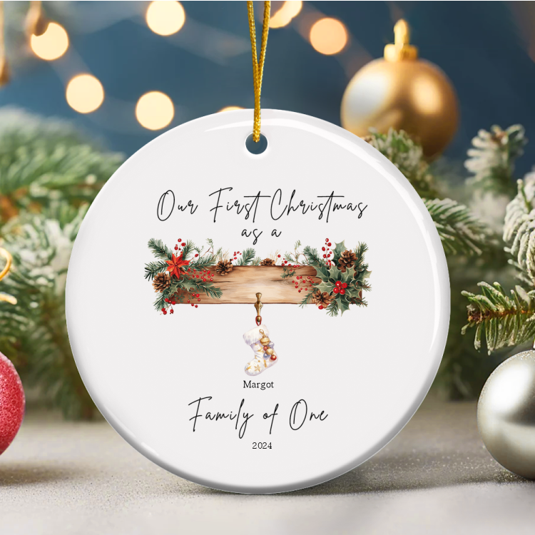 Decorazioni di Natale in foto personalizzate 1° Prio Natale Faccia di babino acrilico 2D Ornaenti per albero di Natale personalizzati Regali pendenti del 2026 a GBP £7.99