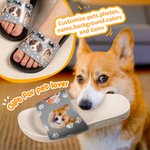Pantofole personalizzate con foto di cani e gatti con icona e nome per chi ama gli animali.