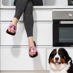 Pantofole personalizzate con foto di cani e gatti con icona e nome per chi ama gli animali.