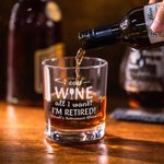 Verre à Whisky Personnalisé avec Nom 3 Styles à Choix Thème 