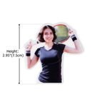 Personalized Acrylic Photo Bag Button Charms Accessory for Bogg Game Day Birthday Gift for Sport Mom Sport Lovers