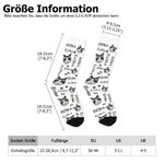 Personalisierte Mehrfarbige Süße Pfote Hund Katze Porträt Socken mit Namen Bequeme Haustier Socken Weihnachten Geburtstag Geschenk für Tierliebhaber