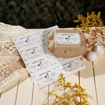 Personnalisé 10 par Feuille Etiquettes Carton Oeufs Frais Poulet Canard Caille Autocollant avec Texte Cadeau pour Propriétaires de Poulailler