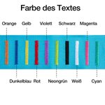 Personalisierter Verstellbarer Koffergurt mit Stickerei-Namen für 20